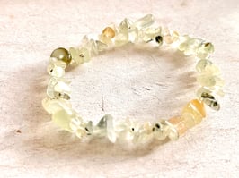 Prehnit Splitterarmband