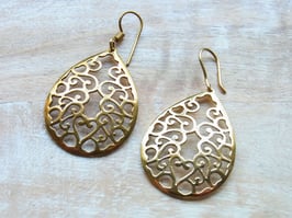 BOHO INDIA Ohrringe hängend gold