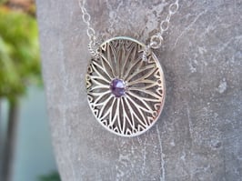 Kette MANDALA AMETHYST Silber
