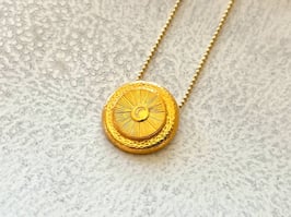 MOND Kette Symbol Anhänger gold
