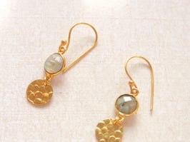 Ohrringe Labradorit gold