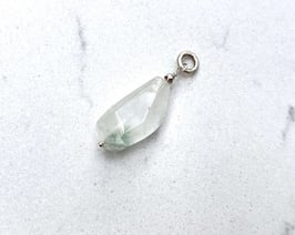 Prasiolith Anhänger Silber