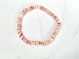 SUMMER VIBES Armband Perlmutt Muschelspirale gold