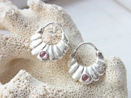 Ohrringe rosa Turmalin Silber