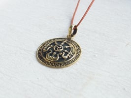 Kette Dharmachakra Anhänger