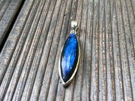 Labradorit Anhänger Silber