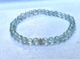 Armband mit Aquamarin Kugeln