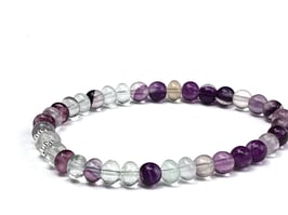 HAWAII SPIRIT Armband mit Fluorit Steinen