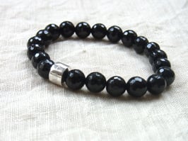 POWER Armband Onyx Gravur