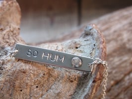 SO HUM Armband Silber