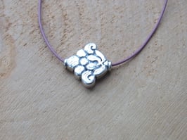 Lederband Lotusblume