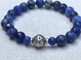Armband Sodalith Silber