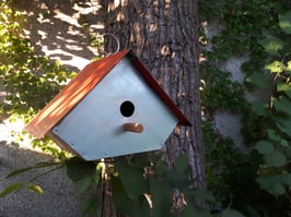 Cabane à oiseaux upcycling
