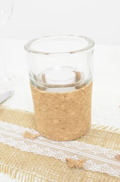 Teelichleuchter aus Kork