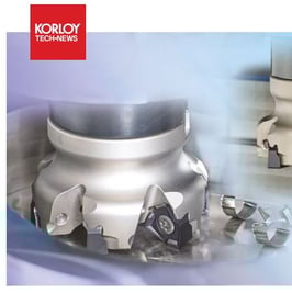 SET Fräser Rich Mill Korloy RM6, D50mm mit 10 Wendeplatten