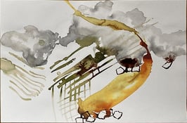 Corine Sylvia Congiu-2022, Série de dessins "22, v'la l'Printemps" sur la Guerre en Ukraine