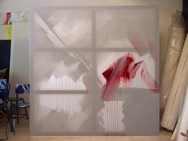 2003 "Nostalgie", 2003-Série des « Passions 2003 », acryliques sur toiles, 200 cm x 200 cm