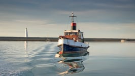 Old Boat & Lighthouse, Nelson Haven