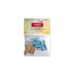 Pied de biche pour fermeture invisible