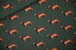 Doggies - French Terry - Vert bois