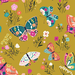 Popeline de coton biologique Joy Lucky charms