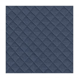 Sweat matelassé bleu/gris