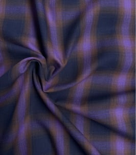 Tissu coton à Carreaux - Salem