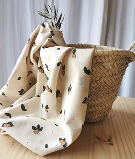 Crème d’abricots - Batiste de coton