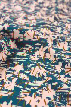 Popeline de viscose - Craie