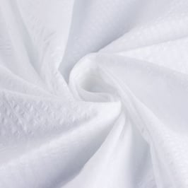 Seersucker uni blanc