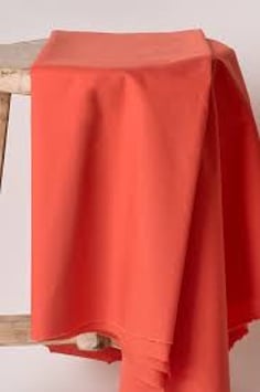 Popeline de coton - Tangerine - Atelier Brunette