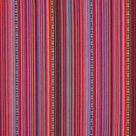 Jacquard texturé rayé multicolore