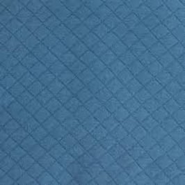 Sweat matelassé bleu canard