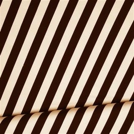 French terry à rayures noir/écru - Eva Mouton