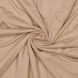 French Terry léger - Bambou - Crème brûlée