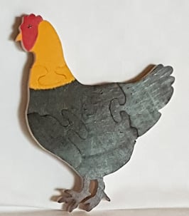 Puzzle Poule (4 pièces)