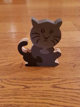 Puzzle petit chat (3 pièces)