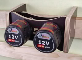 Akkuhalter Bosch 12V waagerecht