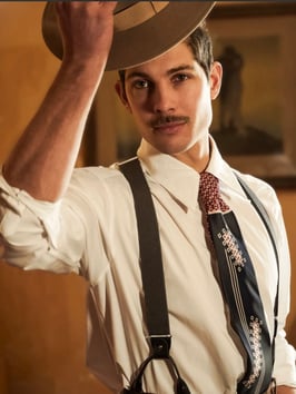 Men's Spearpoint Collar Shirt (Herren 1940er Jahre Stil)