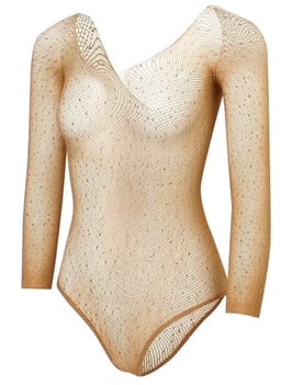 Body mit Strasssteinen - Nude