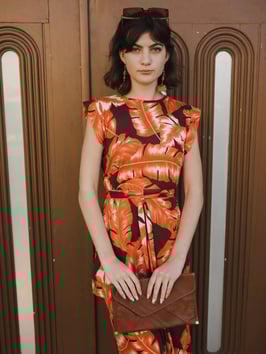 60s Retro Set Tunika und Palazzo Hose - (60er/70er Jahre Stil)