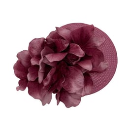 Vintage Inspired Fascinator - Rosa / Dunkelrosa Blumen