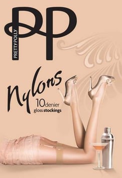 Pretty Polly Nylons Gloss Stockings Strümpfe - Nude Sherry