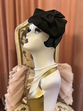 Fascinator Haarreif - Schwarz (Vintage Stil Accessoire)