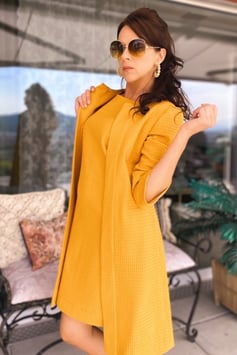 Chup Chup 60s Bridget Mantel - Ocker