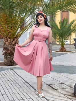 Candyfloss Swingkleid - Rosa (50er Jahre Stil)
