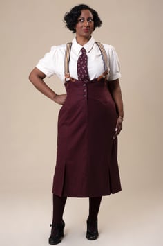 The Miss-Fancy-Pants Skirt - Plum