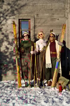 The Ice Skater Sweater - Forest green cashmere blend (40er/50er/70er Jahre Stil)