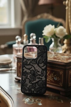 iPhone Handyhülle - Boudoir Lace