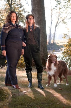 The Hepper Hepburn Slacks - Waldgrüner Cord